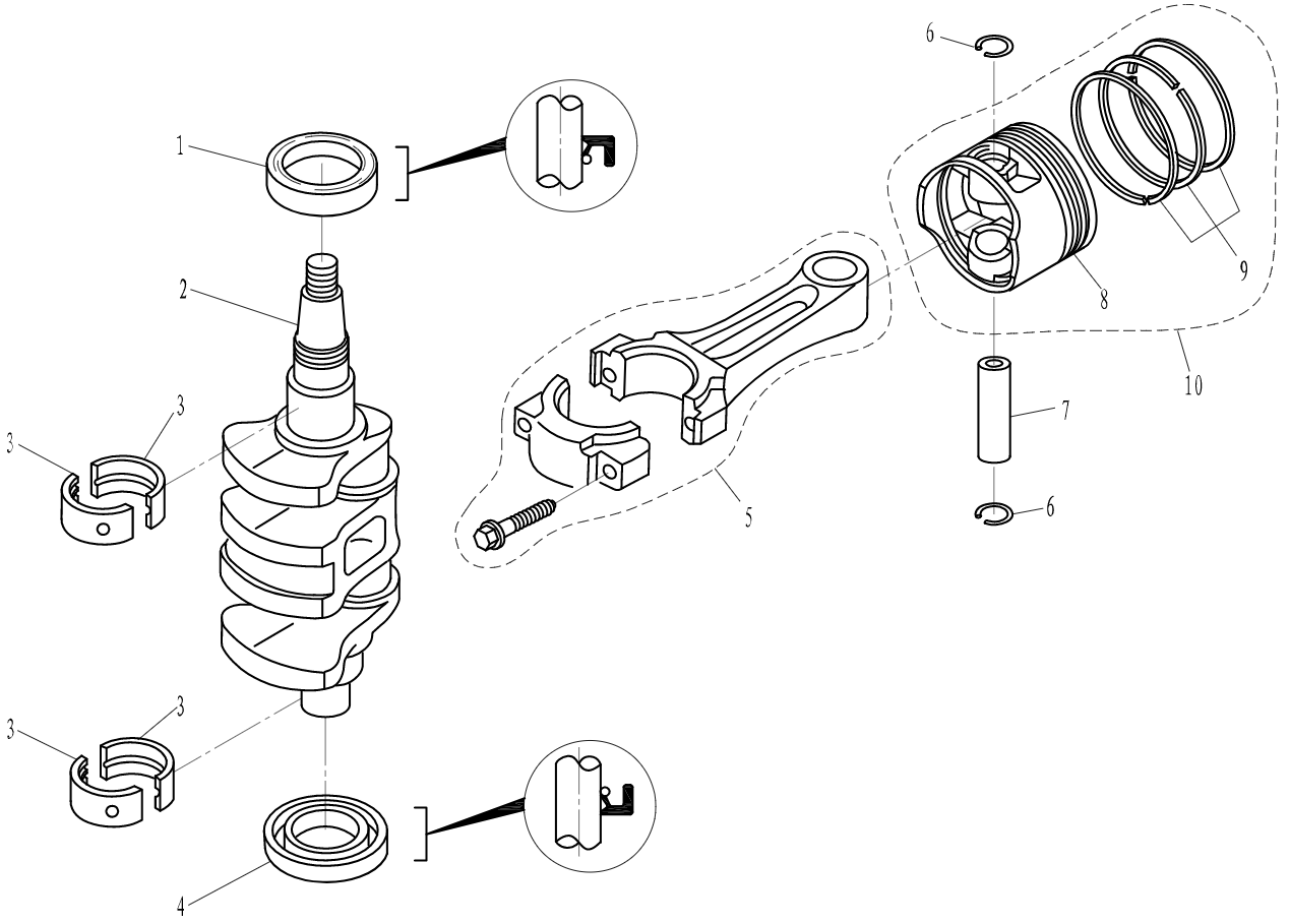 Crankshaft & Piston