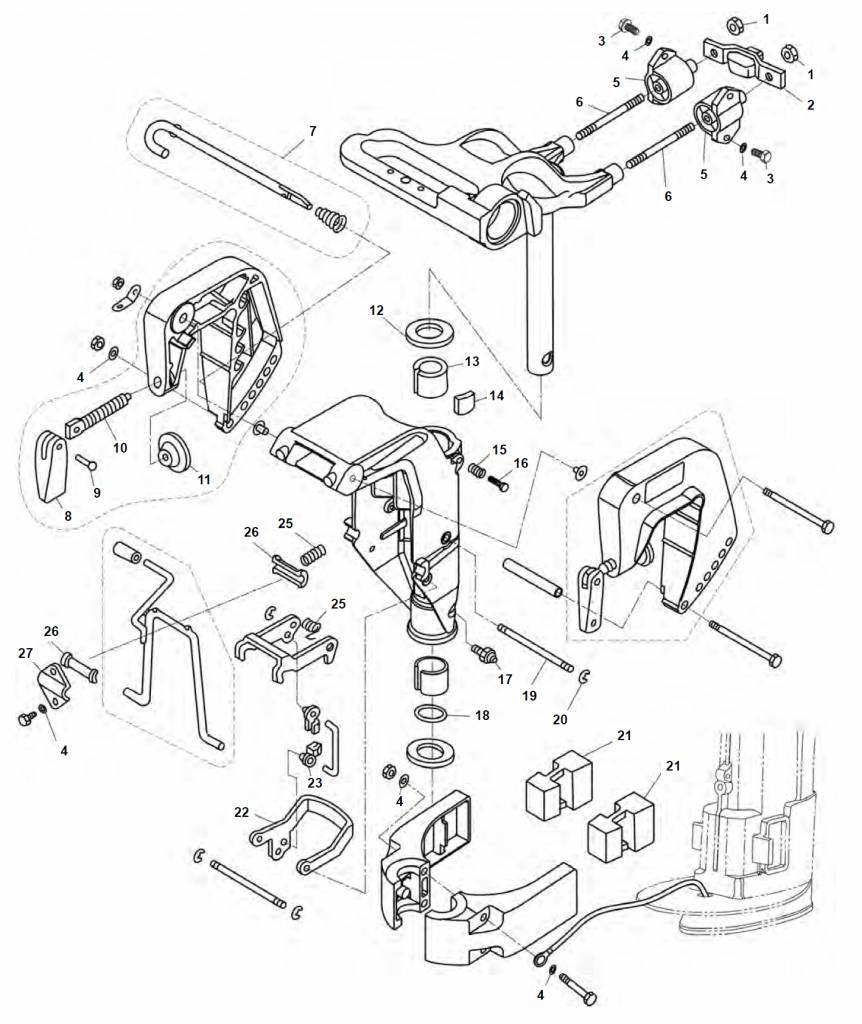 MFS8 / MFS9.8 HP Bracket MFS8 / MFS9.8 HP Bracket