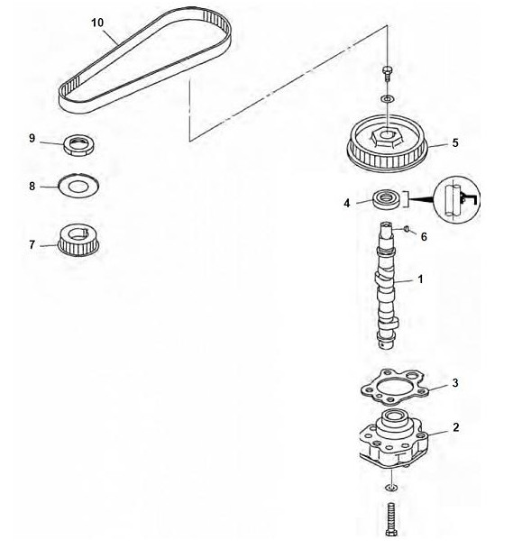 8 / 9.8 / 9.9 HP 4-Stroke (209cc) Camshaft 8 / 9.8 / 9.9 HP 4-Stroke (209cc) Camshaft