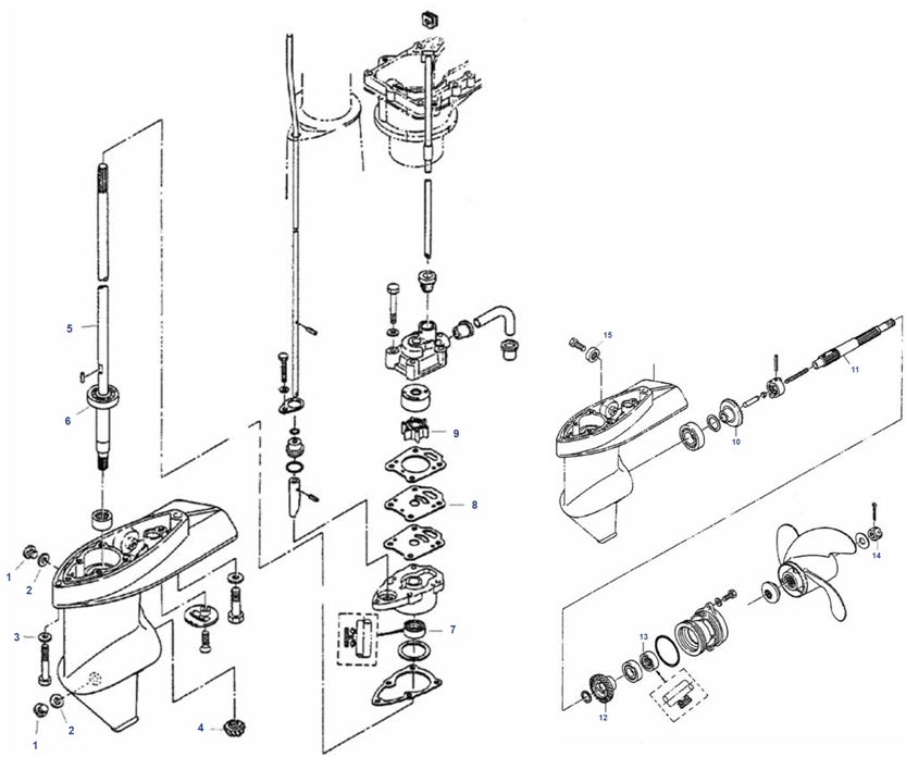 4 / 5 HP 2-Stroke & 4 / 5 / 6 HP 1 Cyl 4-Stroke