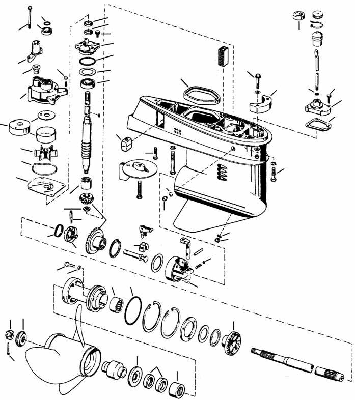 Gearcase Assembly Spare Parts