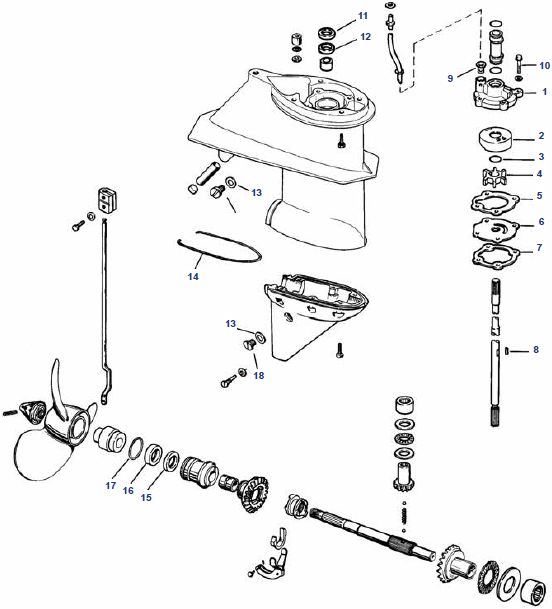 25-28 HP 2 Cyl Crossflow (78-97) 25-28 HP 2 Cyl Crossflow (78-97)