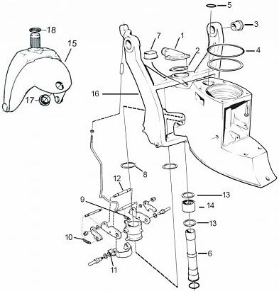 Gearcase Assembly / Sterndrive / Transom Spare Parts