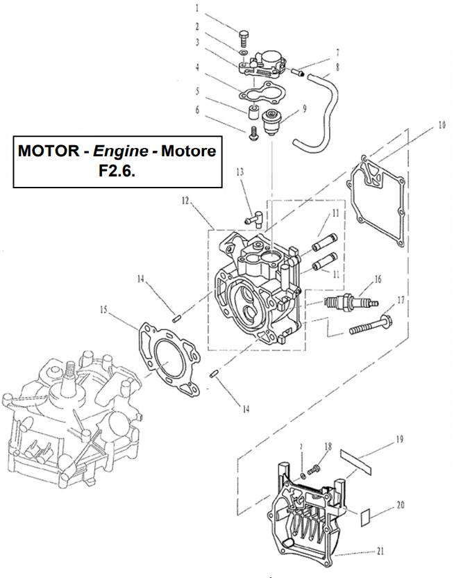 Cylinder & Crankcase 1 Cylinder & Crankcase 1