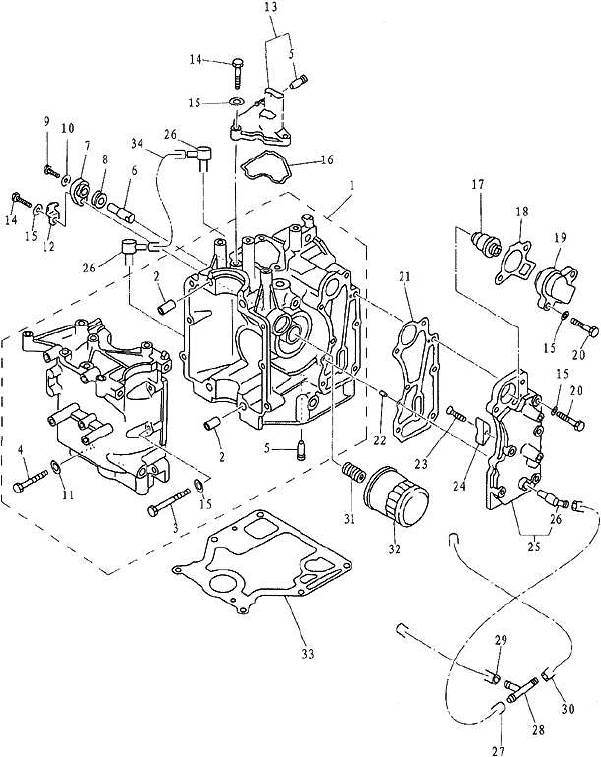 Cylinder & Crankcase 1 Cylinder & Crankcase 1