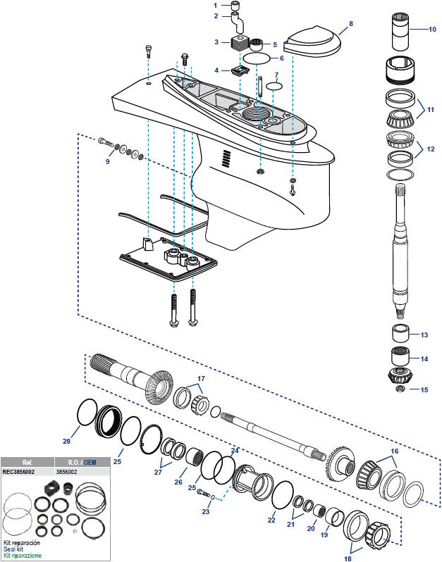 DP-SM Lower Housing DP-SM Lower Housing