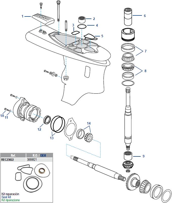 SX-A Lower Housing SX-A Lower Housing