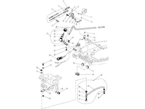Electric Start Bottom Cowling & Bracket