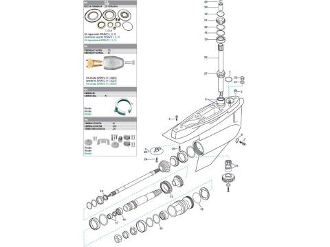 Gear Housing Bravo III