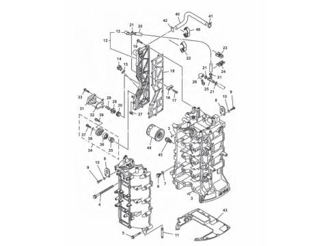 F80 / F90 / F100 / F115 Engine Block