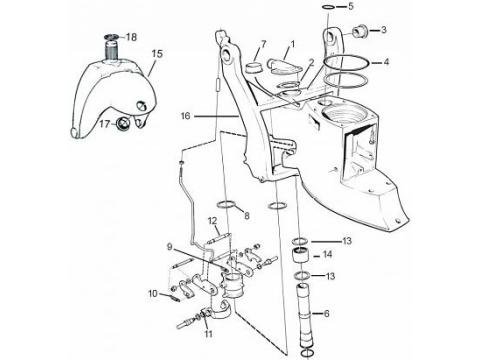 Gearcase Assembly / Sterndrive / Transom Spare Parts