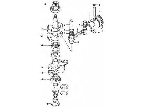DT40C-W-G-X ('86-'99) DTW-K1-KA ('01-'04) Engine Block