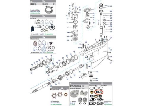 Gear Housing MR / Alpha One