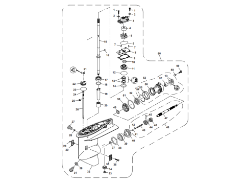 Lower Casing & Drive 1
