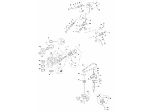 F20 / F25 2 Cyl 4-Stroke Crankshaft