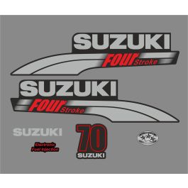 Suzuki 70 HP 2003-2009 Sticker Set | MarineSpareParts.com