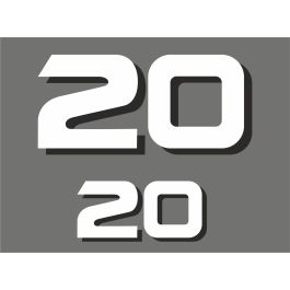 Yamaha 20 HP 1998-2006 Sticker | MarineSpareParts.com