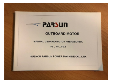Yamaha/ Parsun outboard F6/F8/F9.8  Owner's manual Spanish