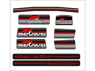MerCruiser Alpha One Sticker Set