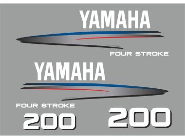 Yamaha 200 HP 2002-2006 Sticker Set
