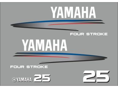 Yamaha 25 HP 2002-2006 Sticker Set