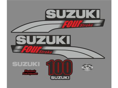 Suzuki 100 HP 2003-2009 Sticker Set