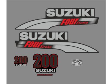Suzuki 200 HP 2003-2009 Sticker Set