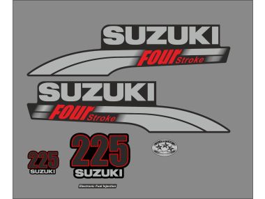 Suzuki 225 HP 2003-2009 Sticker Set