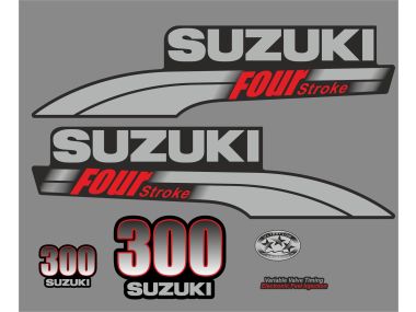 Suzuki 300 HP 2003-2009 Sticker Set