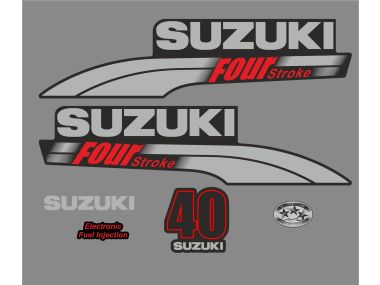 Suzuki 40 HP 2003-2009 Sticker Set