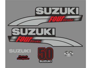Suzuki 50 HP 2003-2009 Sticker Set