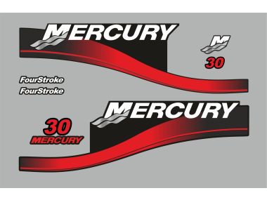 Mercury 30 HP 2003 Sticker Set