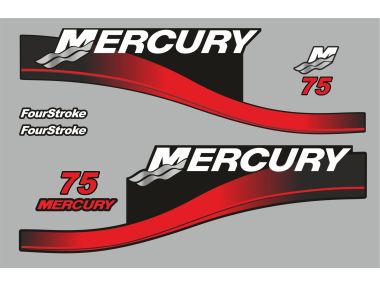 Mercury 75 HP 2003 Sticker Set