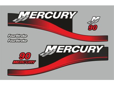 Mercury 90 HP 2003 Sticker Set