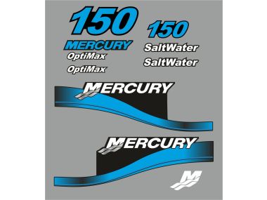 Mercury 150 HP 1999-2004 Sticker Set