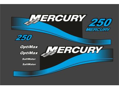 Mercury 250 HP 1999-2004 Sticker Set