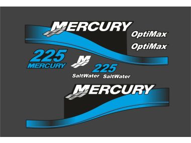 Mercury 225 HP 1999-2004 Sticker Set