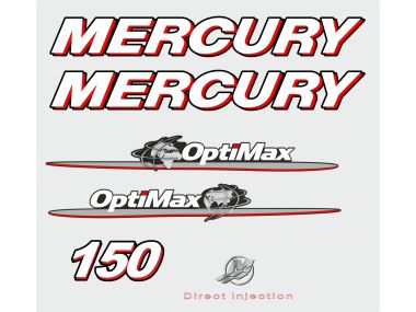 Mercury 150 HP 2007-2012 Sticker Set