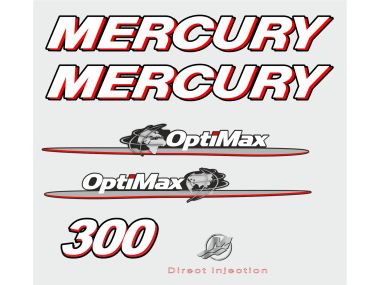 Mercury 300 HP 2007-2012 Sticker Set
