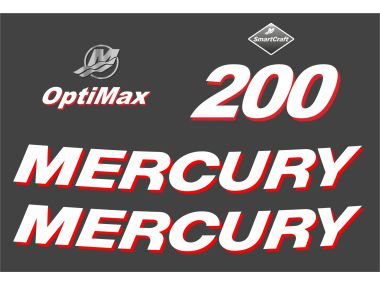 Mercury 200 HP 2006 Sticker Set