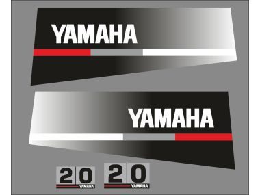 Yamaha 20 HP 1986-1991 Sticker Set