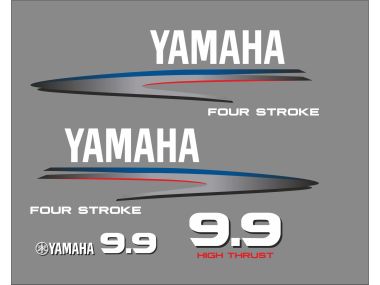Yamaha 9.9 HP 2002-2006 Sticker Set