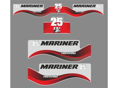 Mariner 25 HP 2003-2005 Sticker Set