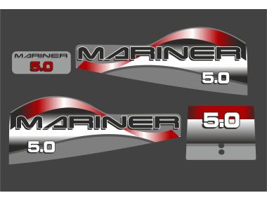 Mariner 5 HP 2004-2015 Sticker Set
