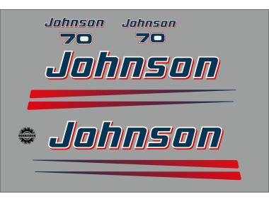 Johnson 70 HP 1990+ Sticker Set