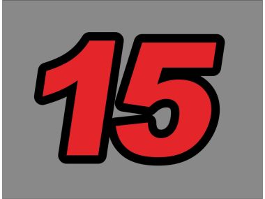 Mercury 15 HP 1998-2004 Sticker