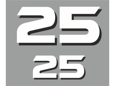 Yamaha 25 HP 1998-2006 Sticker