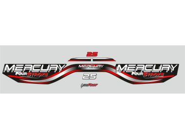 Mercury 25 HP 1999-2003 Sticker Set