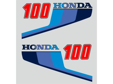 Honda 100 HP 1987 Sticker Set