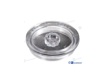 Polycarbonate cap for water filter